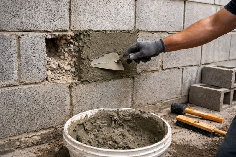 Block Wall Repair in Pfafftown, NC