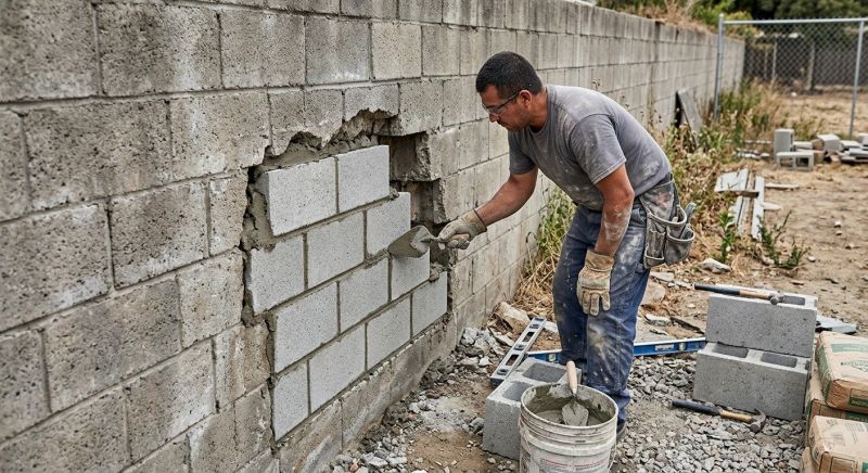 Block Work Repair in Kernersville, NC