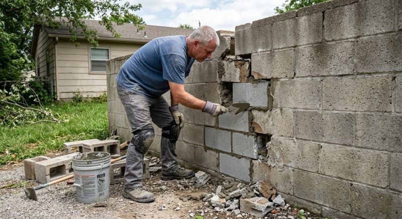 Block Work Repair in Kernersville, NC