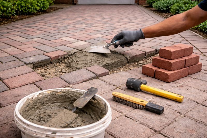 Brick Flatwork Repair in Randleman, NC