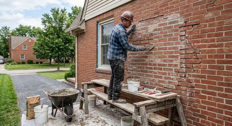 Brick Flatwork Repair in Randleman, NC
