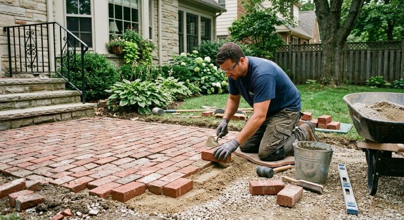Brick Flatwork Repair in Stokes County, NC