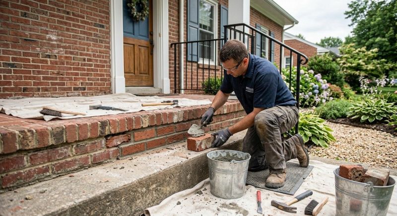 Brick Stairs Repair in Randleman, NC