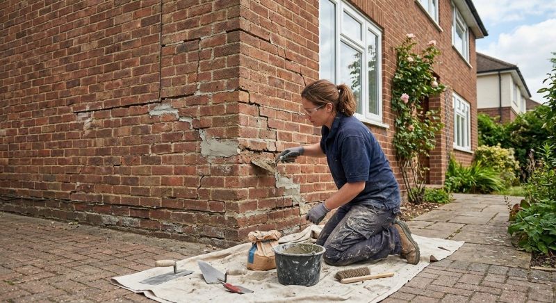Brick Wall Repair in Walnut Cove, NC