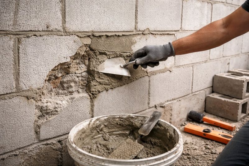 Cinder Block Wall Repair in Colfax, NC