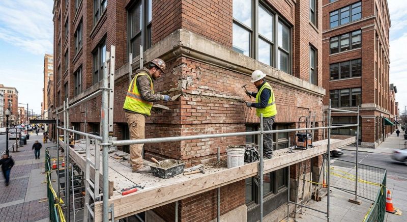 Commercial Masonry Repair in Forsyth County, NC