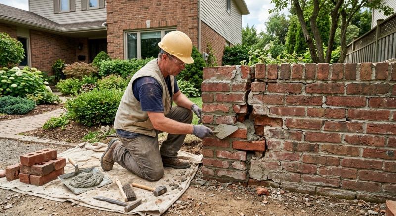 Masonry Wall Repair in Kernersville, NC
