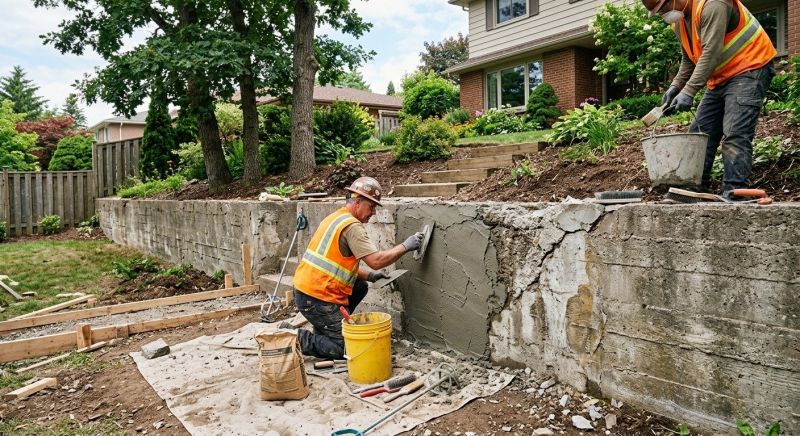Retaining Wall Repair in Clemmons, NC