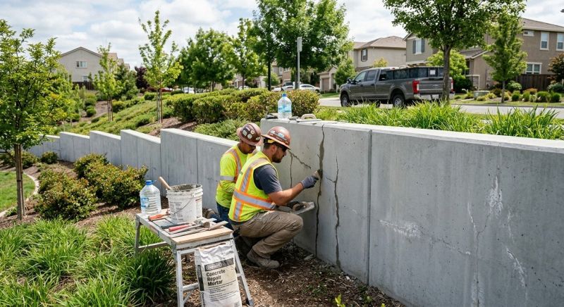 Retaining Wall Repair in Pfafftown, NC