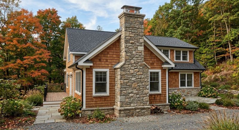 Stone Chimney Installation in Clemmons, NC