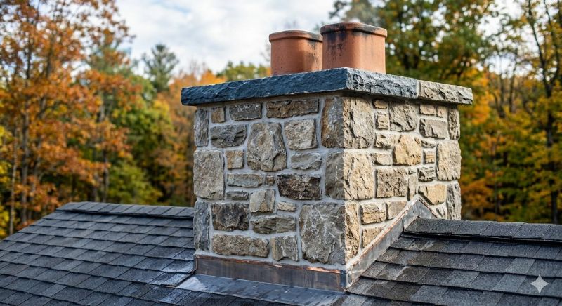 Stone Chimney Installation in Clemmons, NC