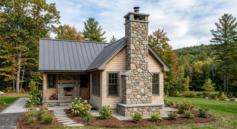 Stone Chimney Installation in Davidson County, NC