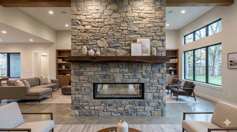 Stone Chimney Installation in Lexington, NC