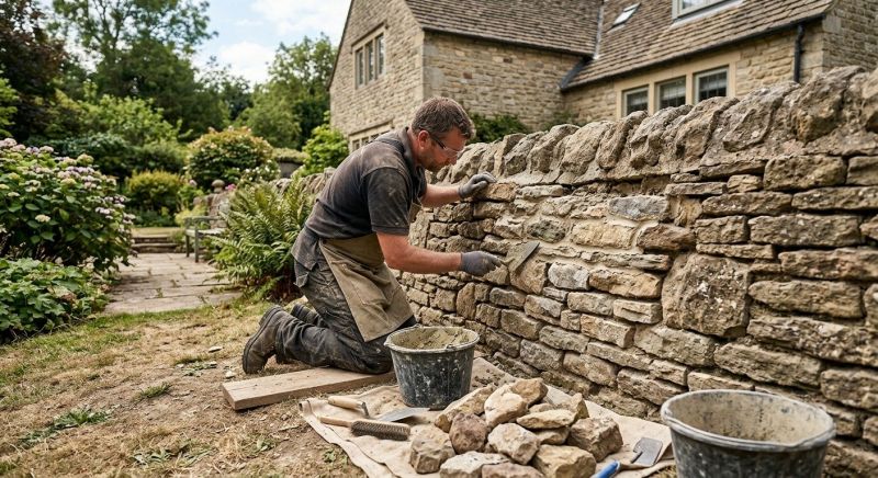 Stone Masonry Repair in Forsyth County, NC